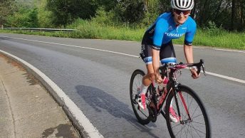 Le cycliste espagnol d'ultra-distance Ziortza Villa