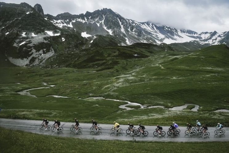 Cyclistes en montagne