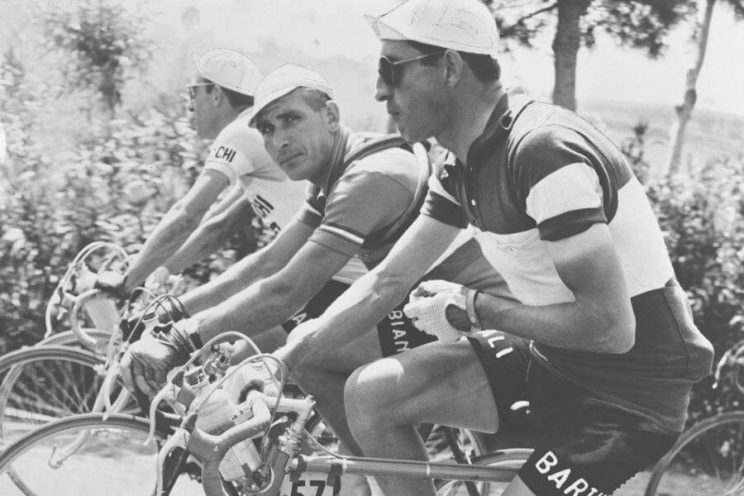 Gino Bartali à vélo