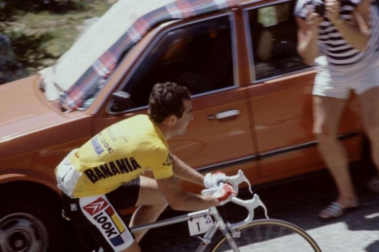 Cycliste Bernard Hinault
