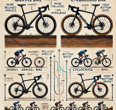 Principales diferencias entre una bicicleta de gravel y una bicicleta de ciclocross